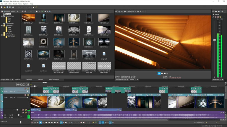 sony vegas pro 16 2019 windows video editing software